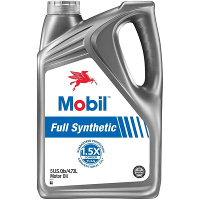 Mobil Full Synthetic 5W-20 Motor Oil 5 Qt - Case of 3 (125199)