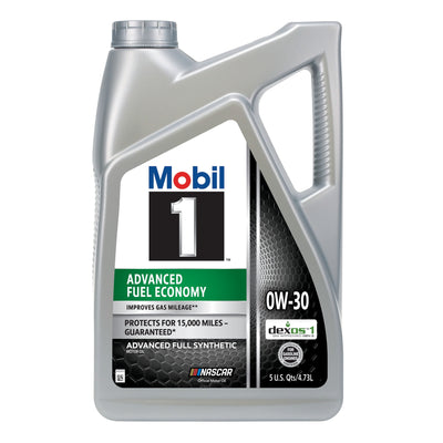 Mobil 1 Advanced Fuel Economy Full Synthetic Motor Oil 0W-30 - 5 Qt