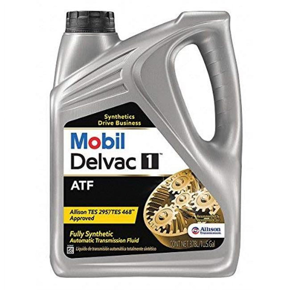 Mobil Delvac 1 Synthetic Automatic Transmission Fluid - Case of 4 x 1 Gal (122062)
