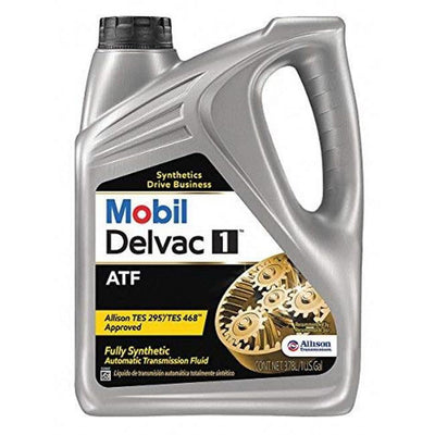 Mobil Delvac 1 Synthetic Automatic Transmission Fluid - Case of 4 x 1 Gal (122062)