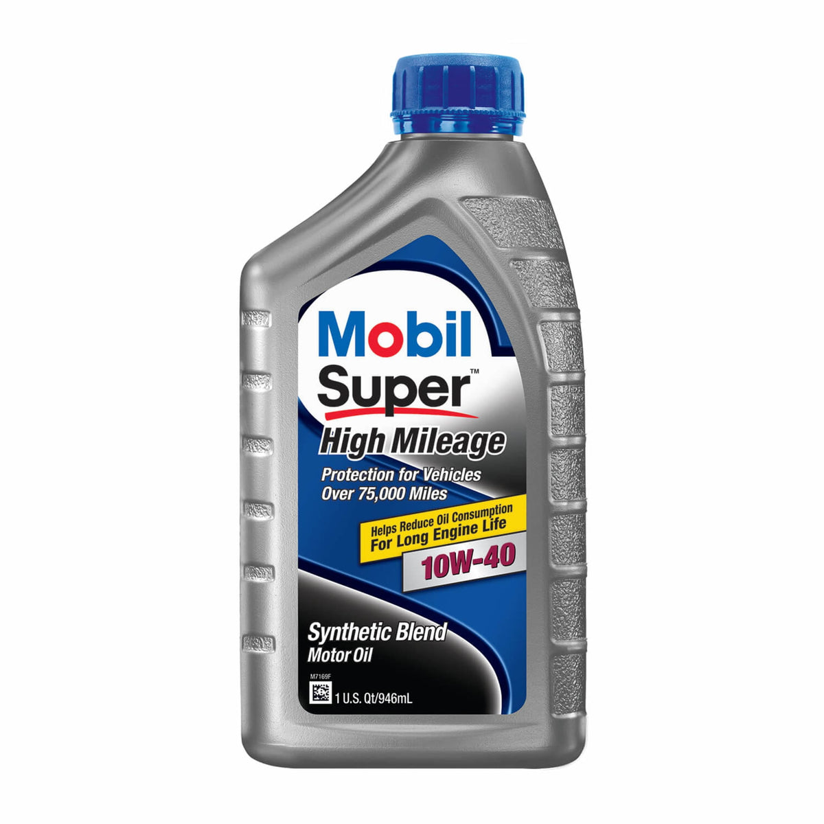 Mobil Super High Mileage 10W-40 Motor Oil 1 Qt - Case of 6