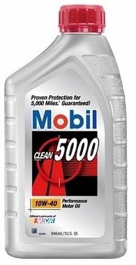 Mobil Clean 5000 10W-40 Motor Oil - Case of 6 x 1 Qt