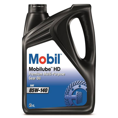 Mobilube HD 85W-140 Gear Oil - Case of 12 x 1 Qt - 96808