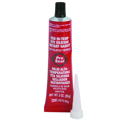 Pro Seal Red Hi-Temp RTV Silicone Gasket Maker N80726
