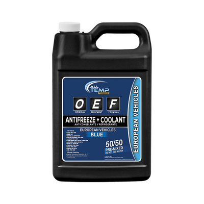 All Temp European Blue 50/50 Antifreeze/Coolant (6 x 1 Gal) - 14110