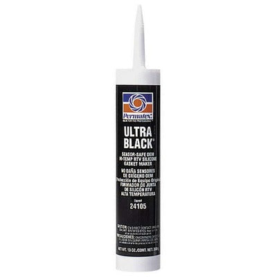 Permatex Ultra Black Maximum Oil Resistance RTV Silicone Gasket Maker - 13 oz Cartridge - 24105
