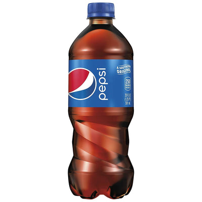 Pepsi Cola, 20 fl oz Bottles - Case of 24