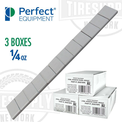 200576FE (asc Stick-on Weight,1/4oz Steel(576) Box)