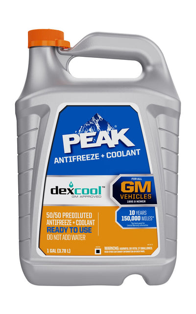 PEAK DEX-COOL 50/50 Prediluted Antifreeze + Coolant (6 x 1 Gal) - 03329