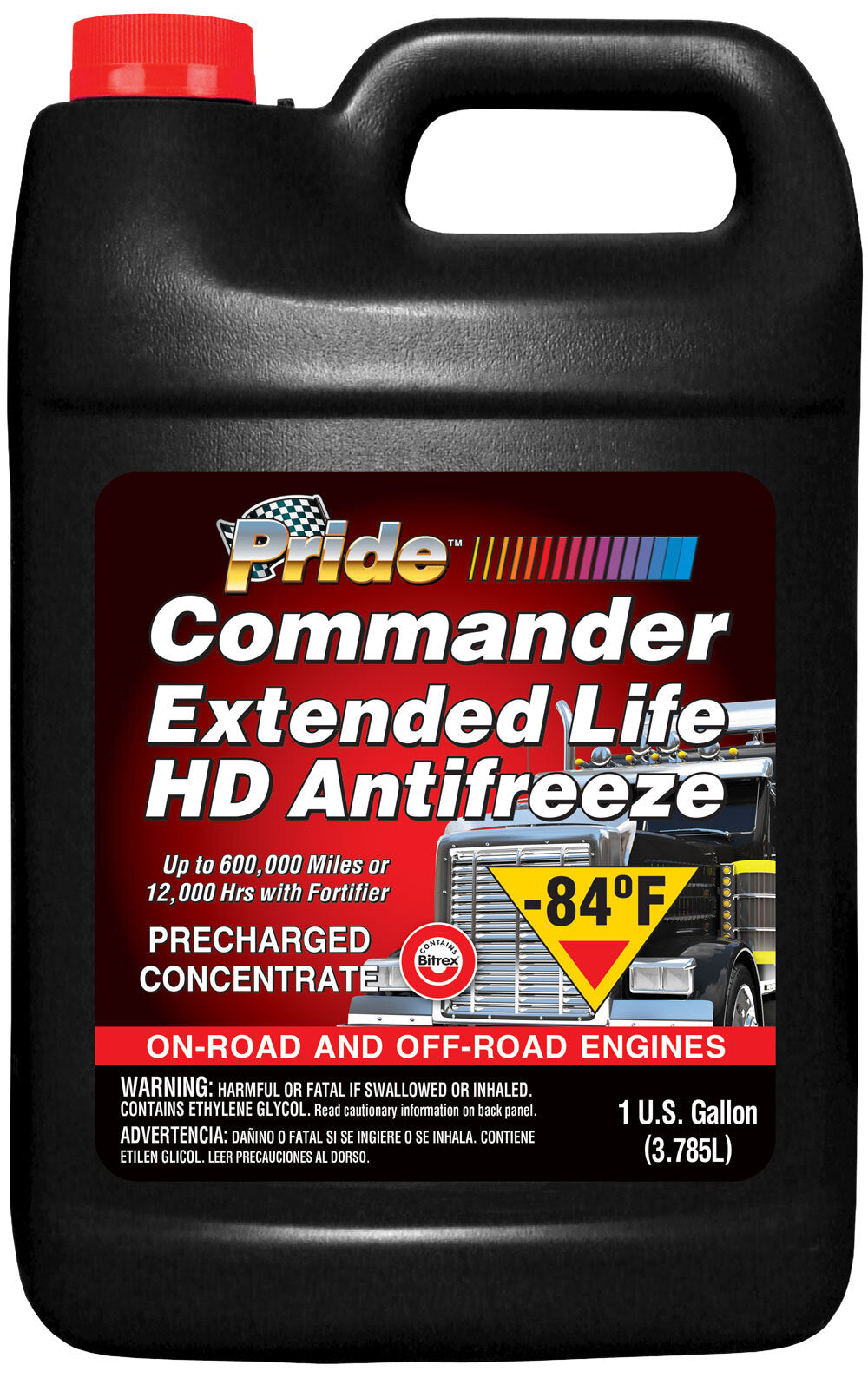 Pride Commander Heavy Duty Antifreeze/Coolant - 55 Gallon Drum