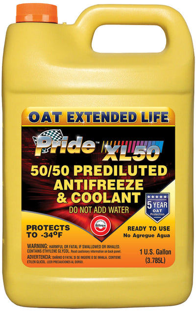 Pride XL Dexcool Extended Life 50/50 Antifreeze, 55 Gallon Drum 55AFPXL