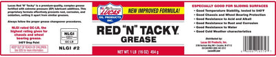 Lucas Oil 10027 Red "N" Tacky Grease NLGI #2 - 35 lb Pail