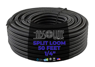 Split Wire Loom Tubing - 1/4 in