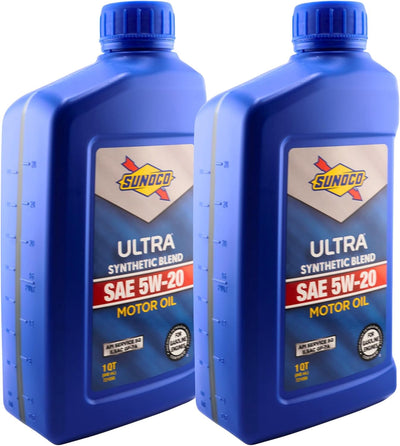 Sunoco Ultra Synthetic Blend 5W-20 Motor Oil - Case of 12 x 1 Qt