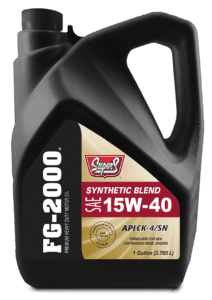 Super S FG-2000 Heavy Duty Synthetic Blend 15W-40 Engine Oil, 1 Gallon, Case of 3 - SUS95-3