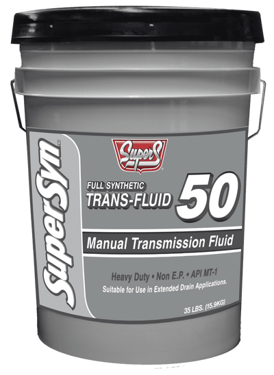 Super S SuperSyn Heavy Duty Transmission Fluid SAE 50 - 5 Gallon Pail SUS219