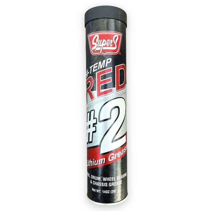 Super S SUS67 Hi-Temp Red Grease - 14 oz Cartridge