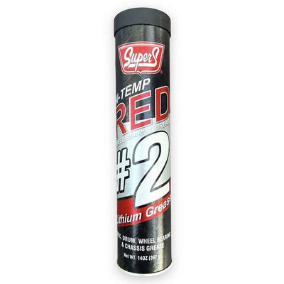 Super S SUS67 Hi-Temp Red Grease - 14 oz Cartridge