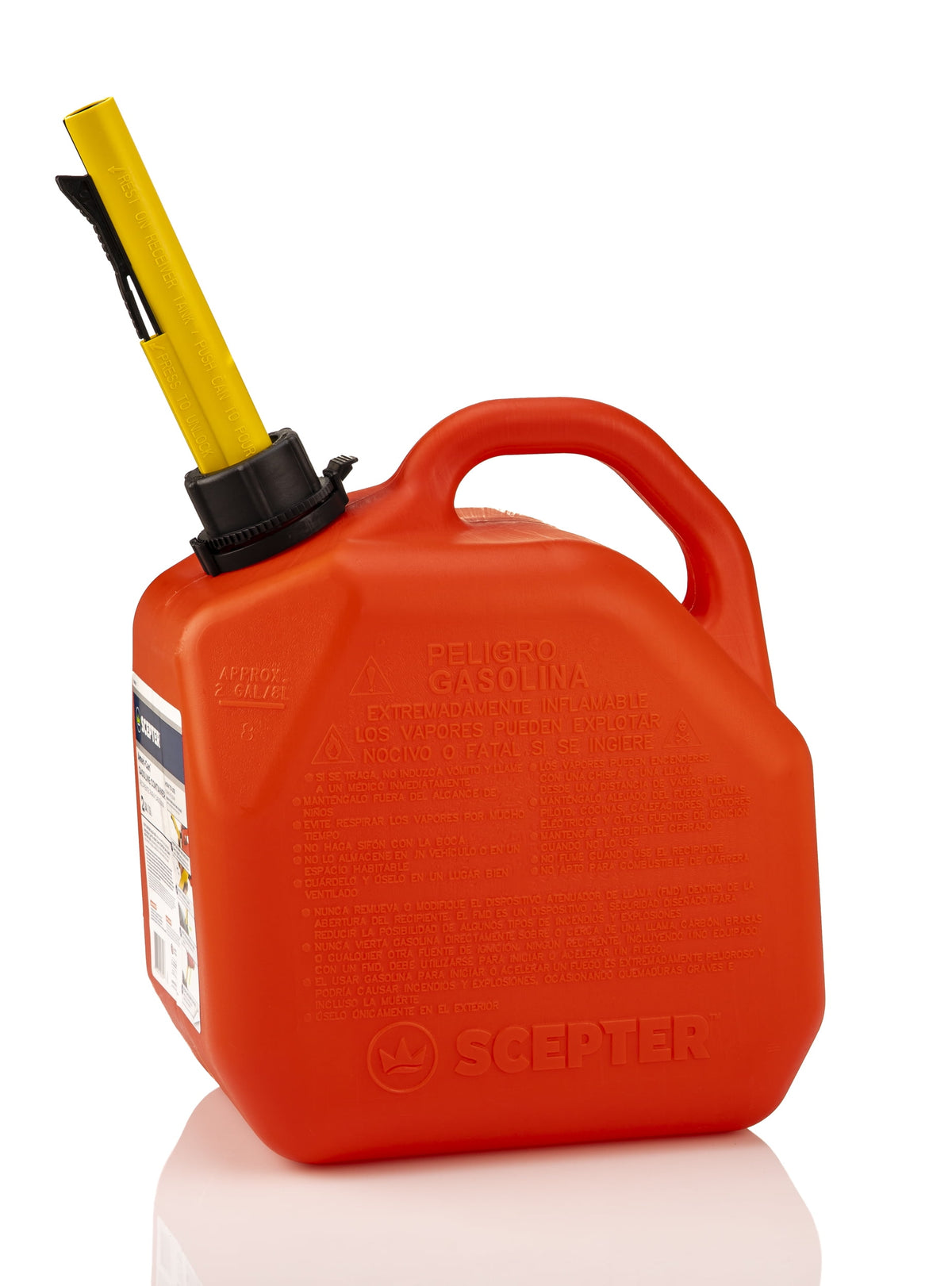 Scepter Ameri-Can 2 Gallon Gasoline Can, Red - Case of 4 FG4G211