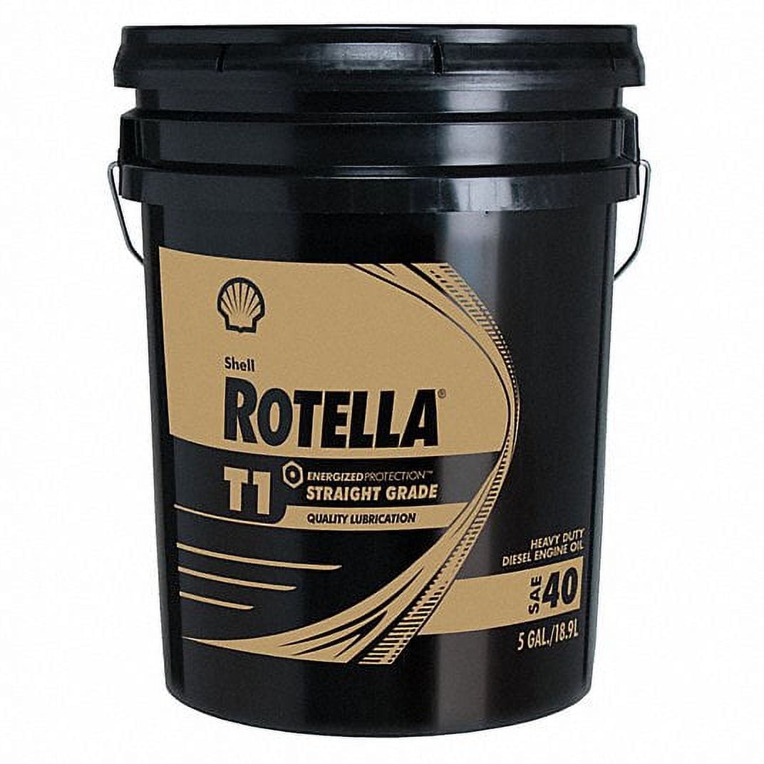 Shell Rotella T1 SAE 40 Heavy Duty Engine Oil - 5 Gal Pail