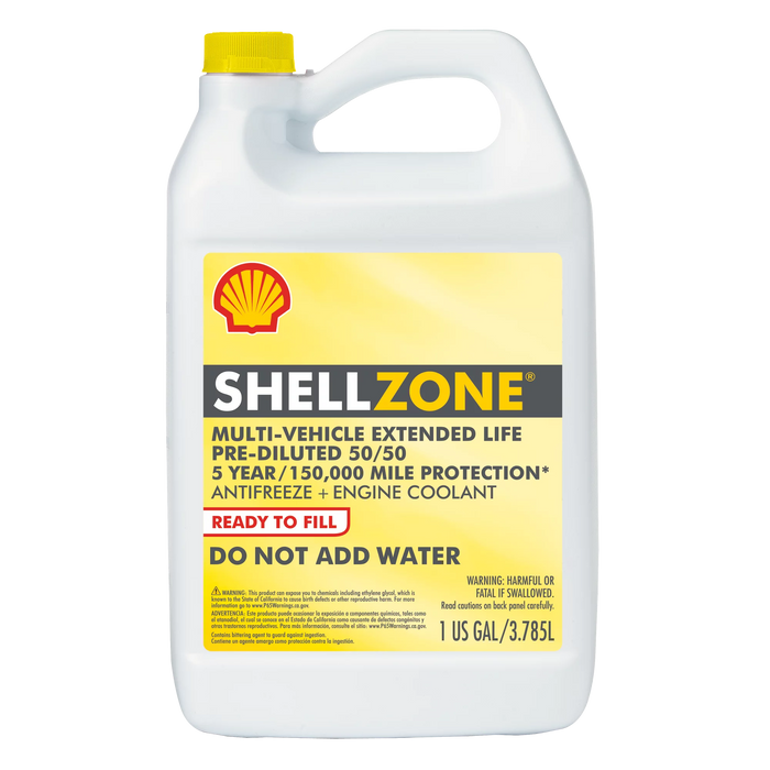 ShellZone Multi-Vehicle Extended Life 50/50 Antifreeze - 6/1 Gal (#5066325)