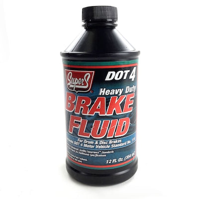 Super S DOT 4 Heavy Duty Brake Fluid 12 oz, Case of 12 SUS431