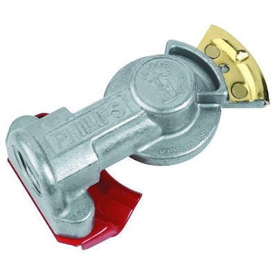 Phillips Straight Mount Emergency Gladhand - 1/2 in Female, Red - PHI12-008