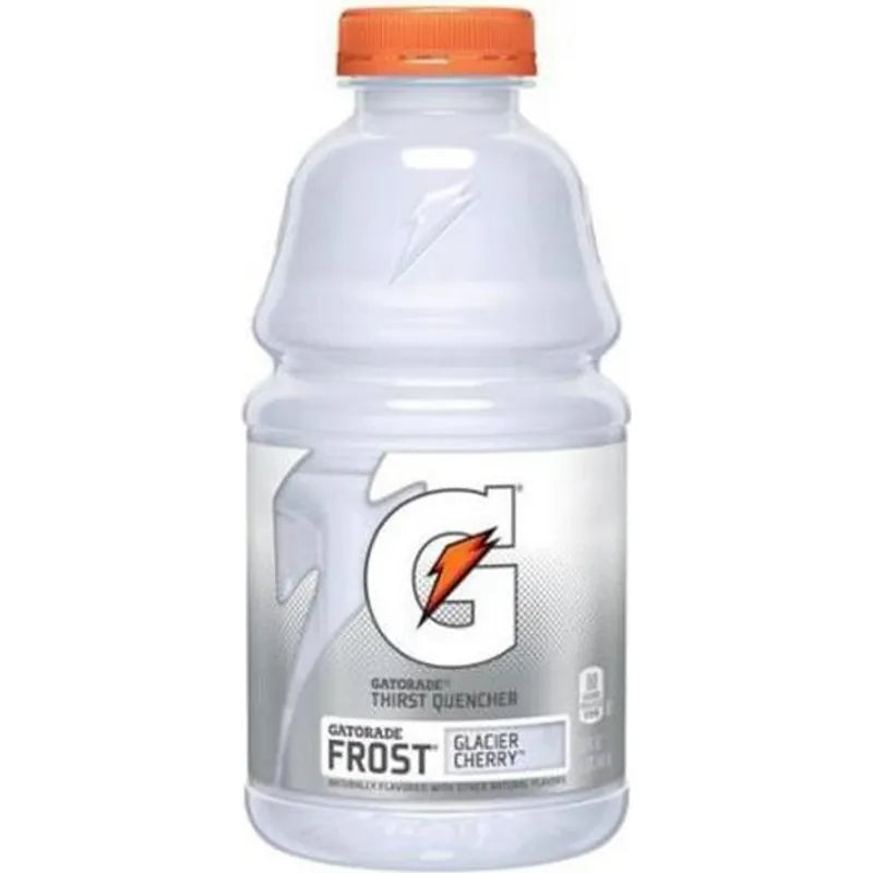 Gatorade Frost Thirst Quencher Glacier Cherry Sports Drink, 32 fl oz Bottles - Case of 12