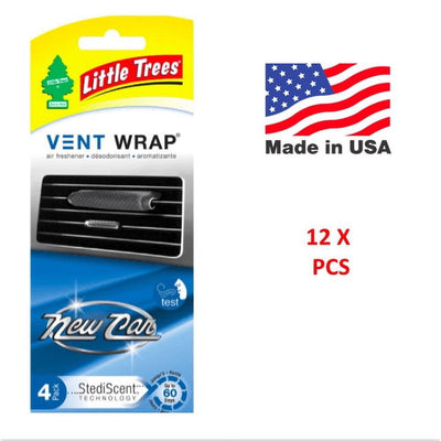 Little Trees Vent Wrap Air Freshener New Car CTK52433