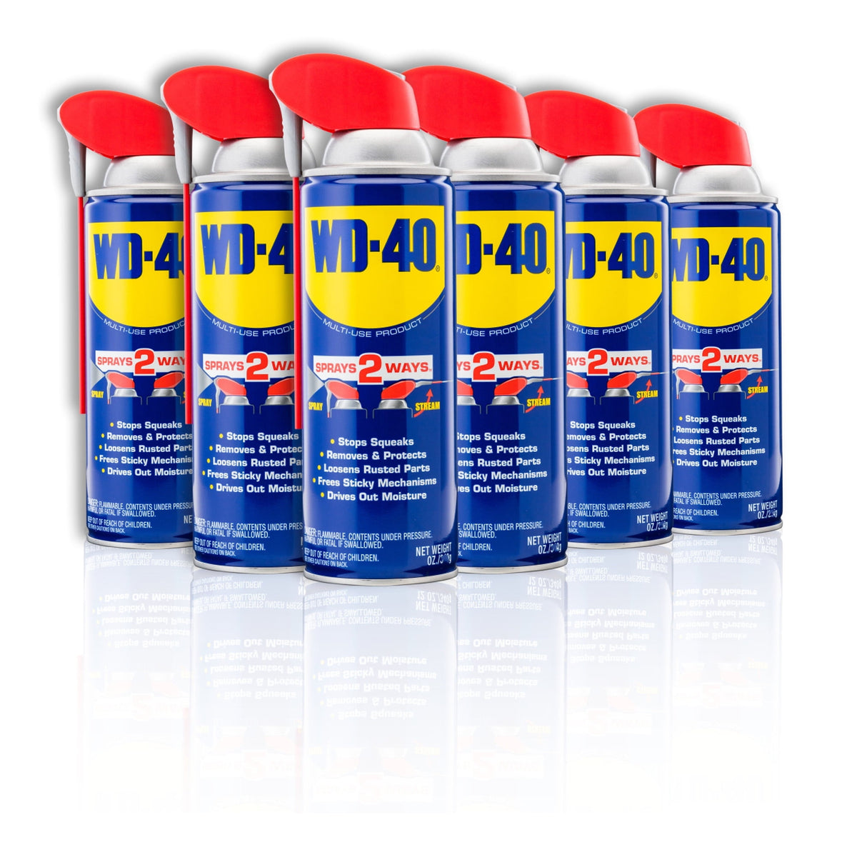 WD-40 Multi-Purpose Lubricant Spray 8 oz, Case of 6