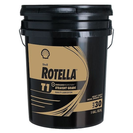 Shell Rotella T1 SAE 30 Heavy Duty Engine Oil - 5 Gallon Pail - 550019891