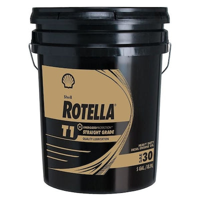 Shell Rotella T1 SAE 30 Heavy Duty Engine Oil - 5 Gallon Pail - 550019891