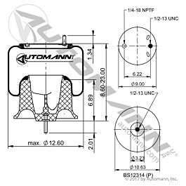 Automann Phoenix Air Spring Rolling Lobe - AB1DF23-9759