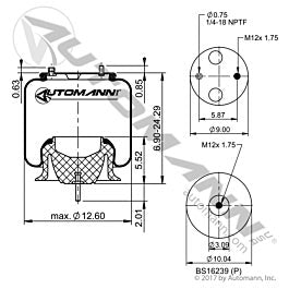 Automann Phoenix Air Spring Rolling Lobe - AB1DF23I-P1137
