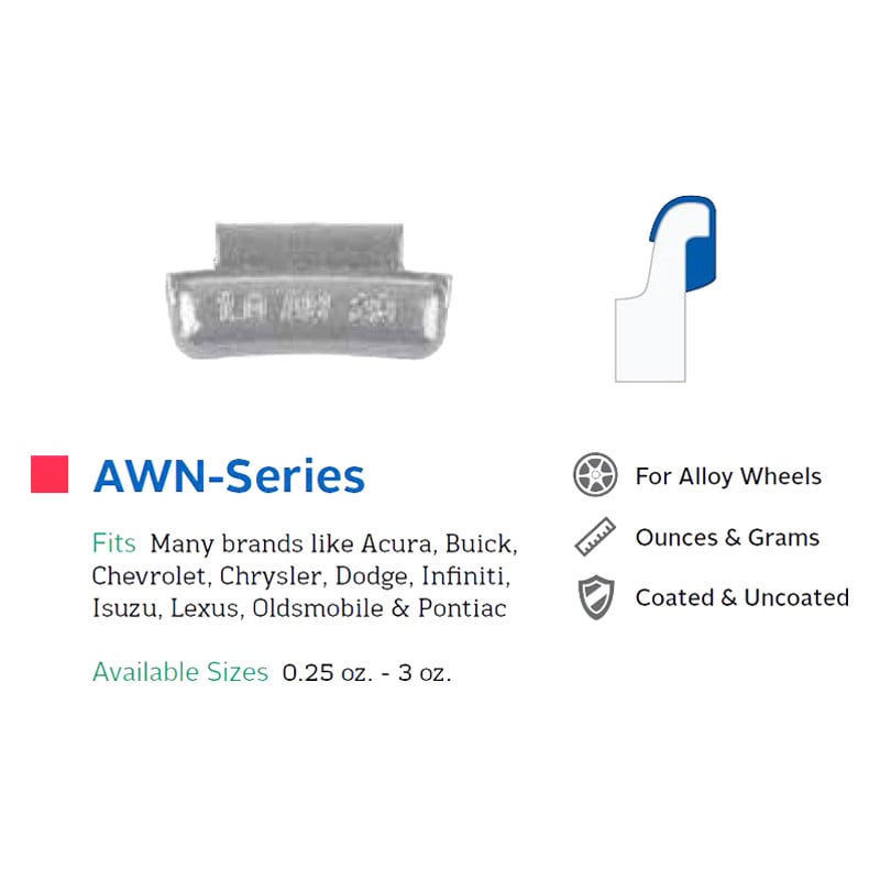 Perfect Equipment AW-Series Wheel Weight AW250