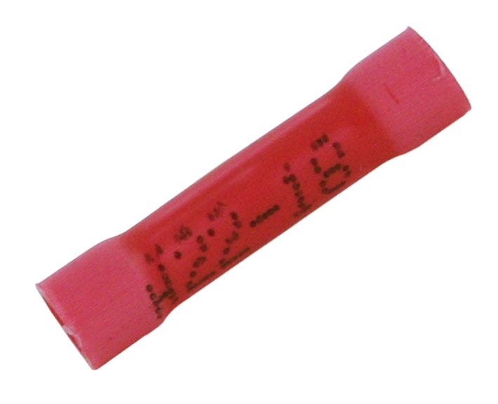 Red Butt Connector - 22-18 AWG