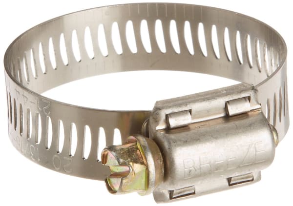 Breeze #36 Stainless Steel Worm Gear Hose Clamp - 1-13/16 in to 2-3/4 in (Box of 10)