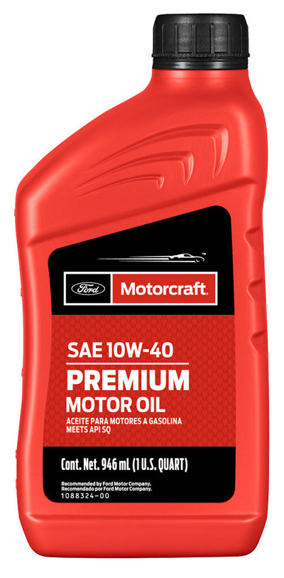 Motorcraft XO-10W40-Q1P SAE 10W-40 Premium Motor Oil - Case of 12 x 1 Qt