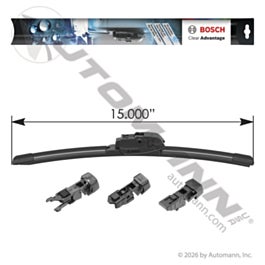 BOSCH Clear Advantage Beam Wipers 15in - BO-15CA