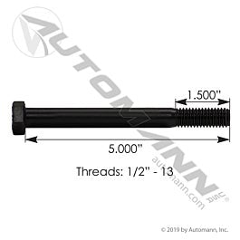 Automann Cap Screw 1/2in-13 X 5in GR8 - C120500GR8