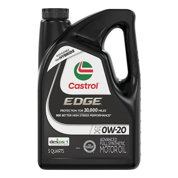 Castrol EDGE 0W-20 Advanced Full Synthetic Motor Oil - 5 Qt (1597B2)