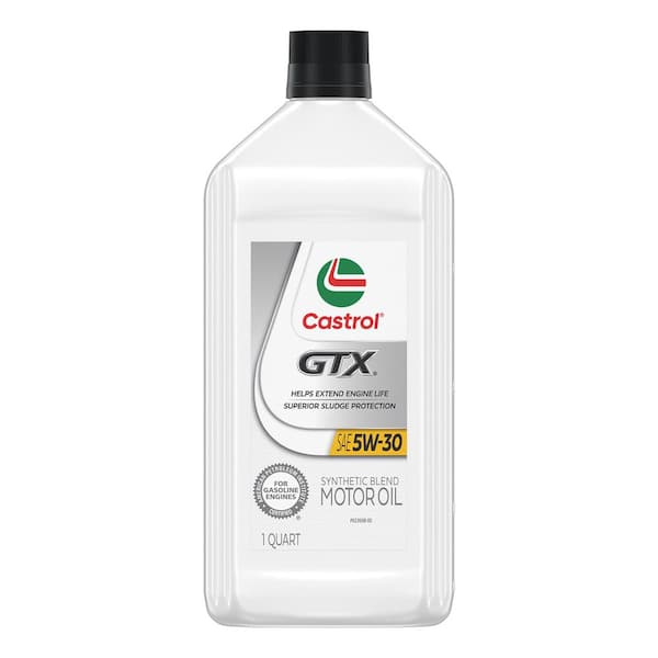Castrol GTX 5W-30 Motor Oil - Case of 6 x 1 Qt (15A66C)