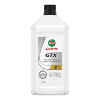 Castrol GTX 5W-30 Motor Oil - Case of 6 x 1 Qt (15A66C)