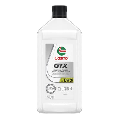 Castrol GTX 10W-30 Conventional Motor Oil - Case of 6 x 1 Qt (15B400)