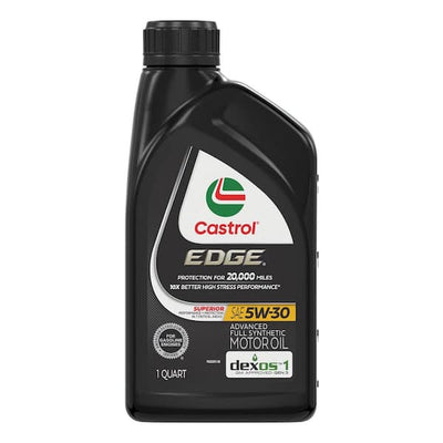 Castrol EDGE 5W-30 Advanced Full Synthetic Motor Oil - Case of 6 x 1 Qt (15D3BC)