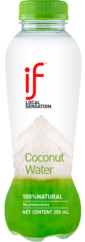 IF 100% Coconut Water, 350 ml Bottles - Case of 24