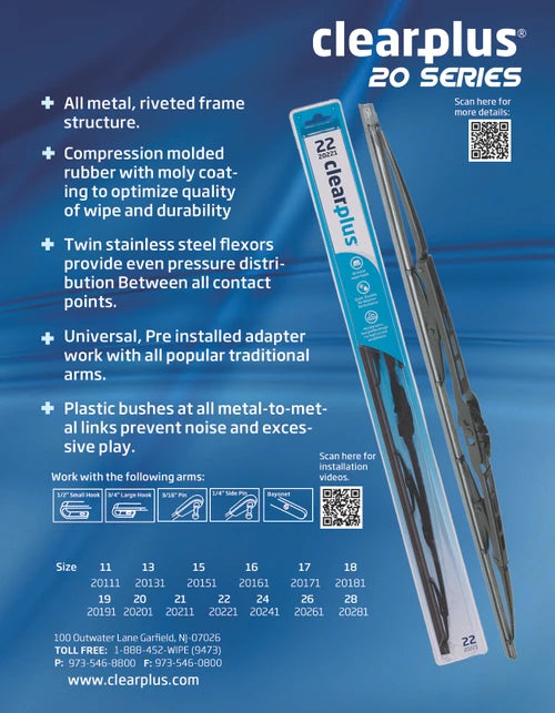 ClearPlus Premium Wiper Blade, 24" - 20241
