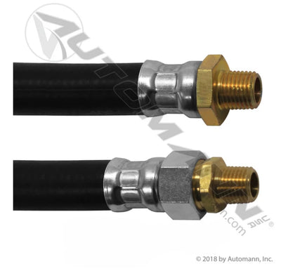 Automann 177.783 Air Brake Hose Assembly - 1/2 in ID x 3/8 in NPT x 30 in