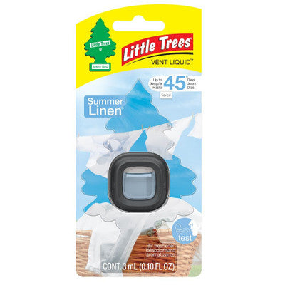 Little Trees Vent Liquid Air Freshener Summer Linen CTK-52635-24