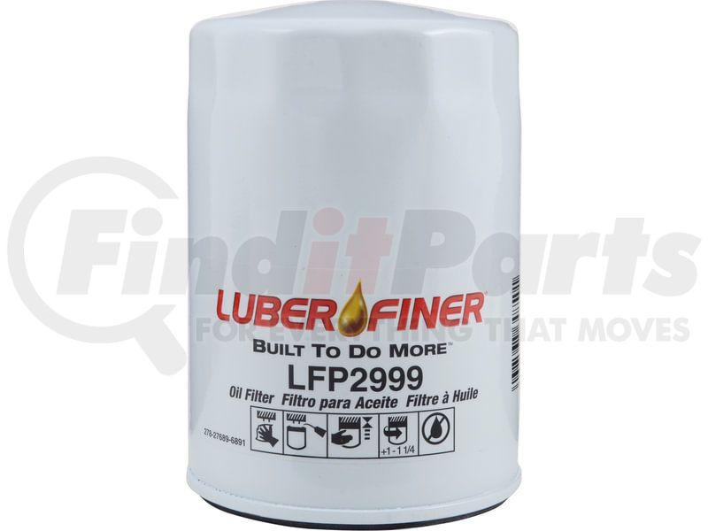 Luber-finer LFP2999 Spin-On Oil Filter - 5.39 in H x 3.66 in OD